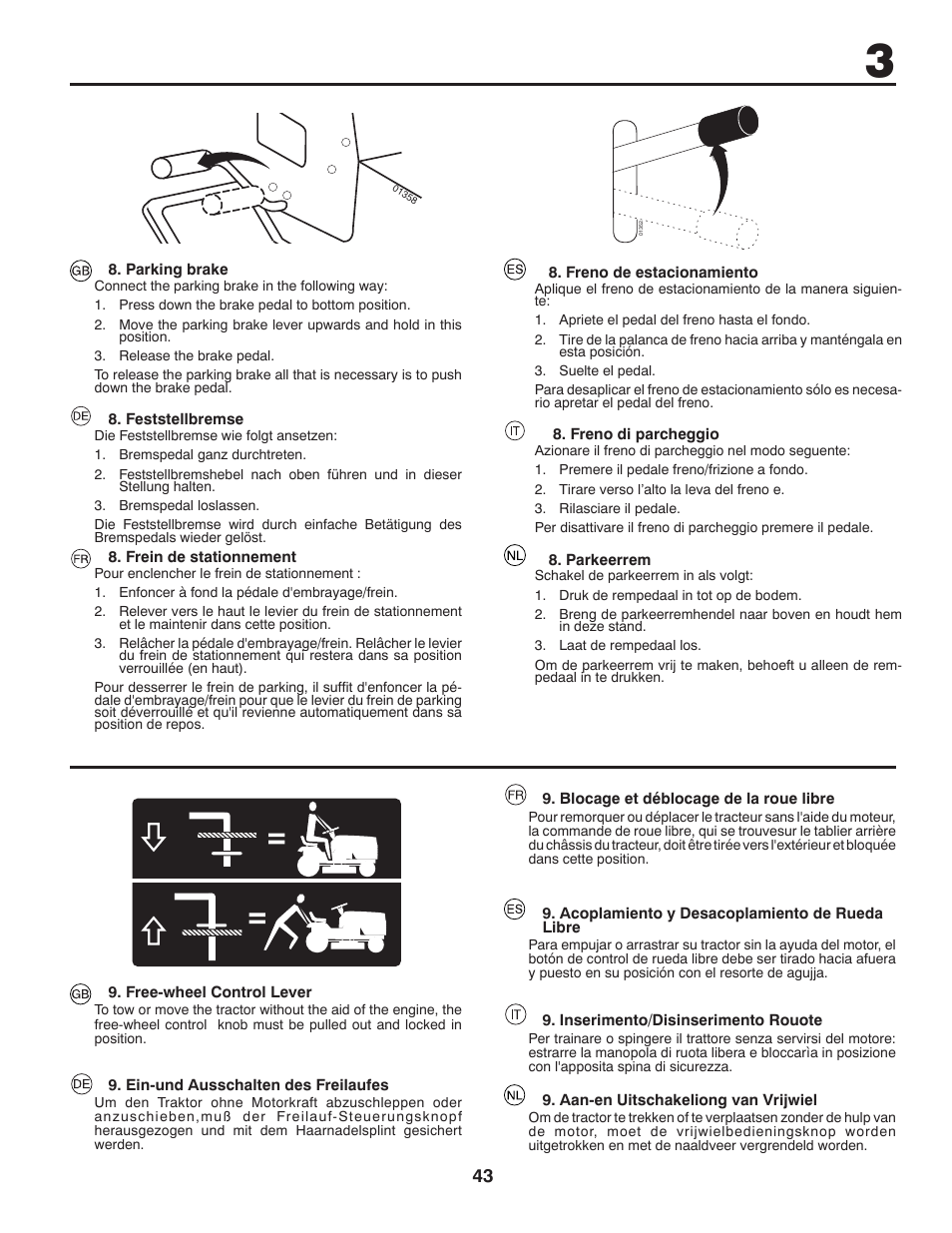 McCulloch 532 43 86-30 User Manual | Page 43 / 92