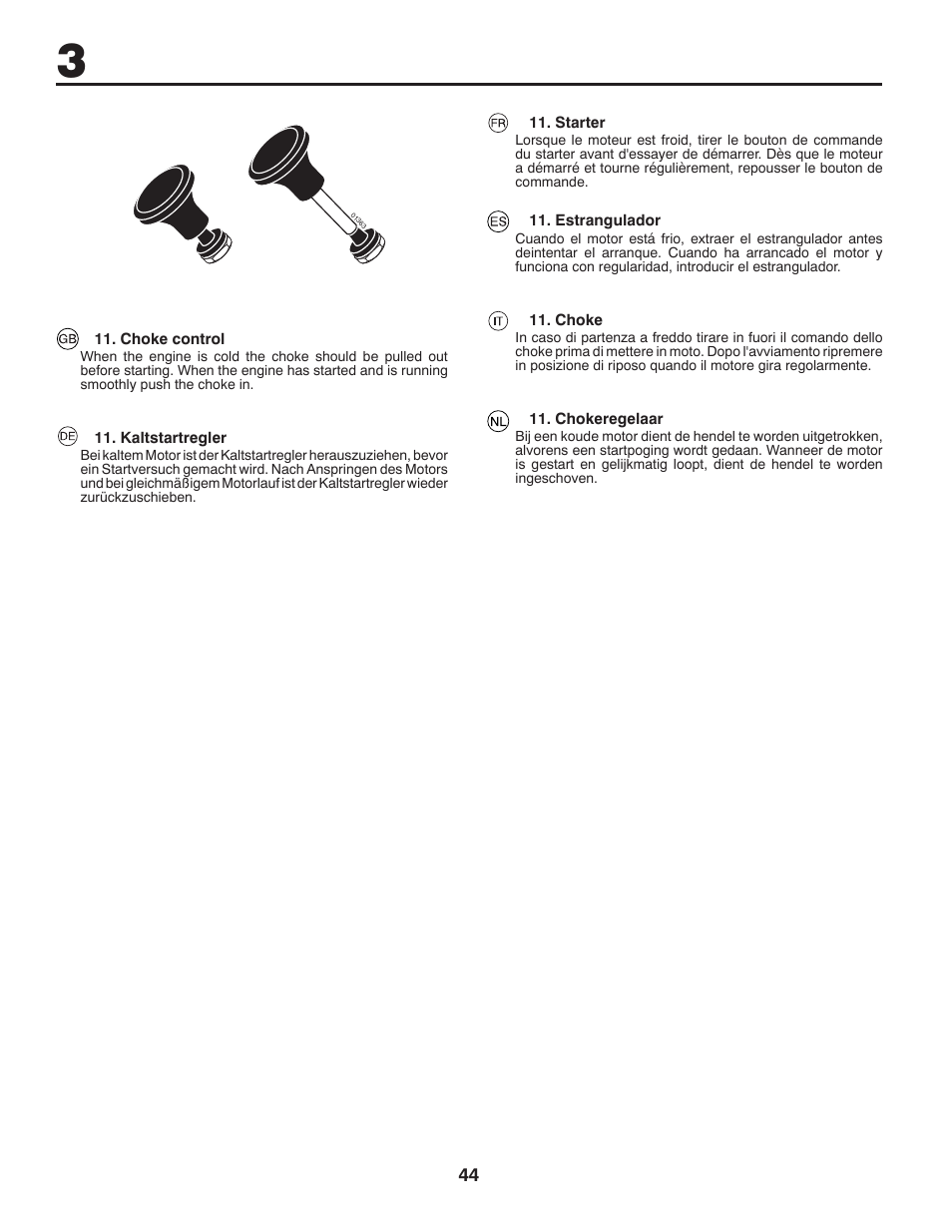 McCulloch 532 43 86-30 User Manual | Page 44 / 92