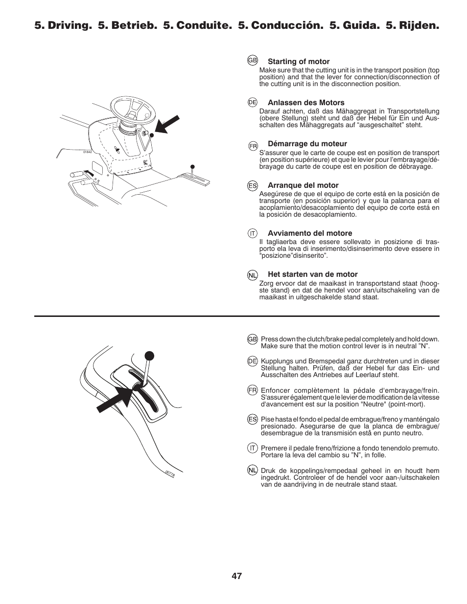 McCulloch 532 43 86-30 User Manual | Page 47 / 92