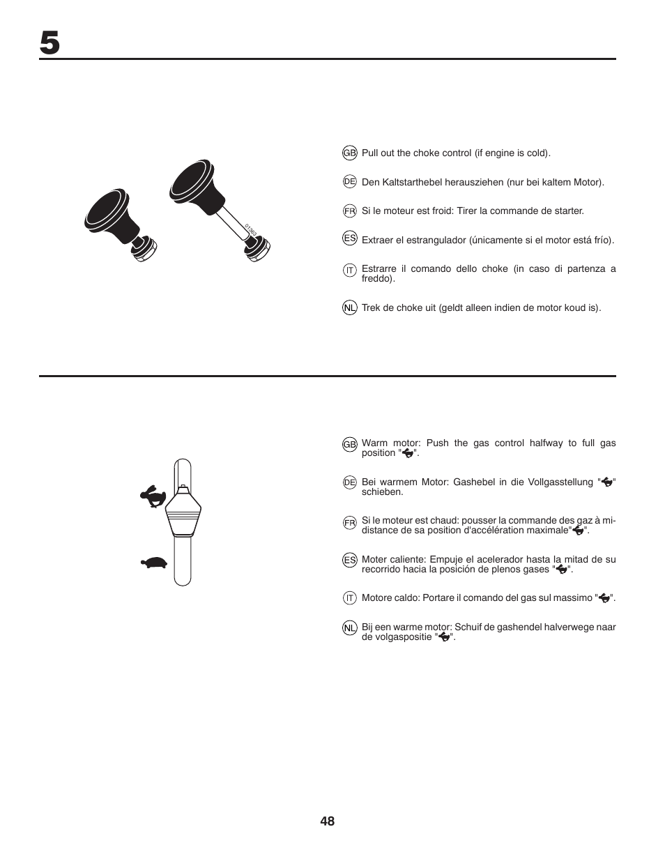 McCulloch 532 43 86-30 User Manual | Page 48 / 92