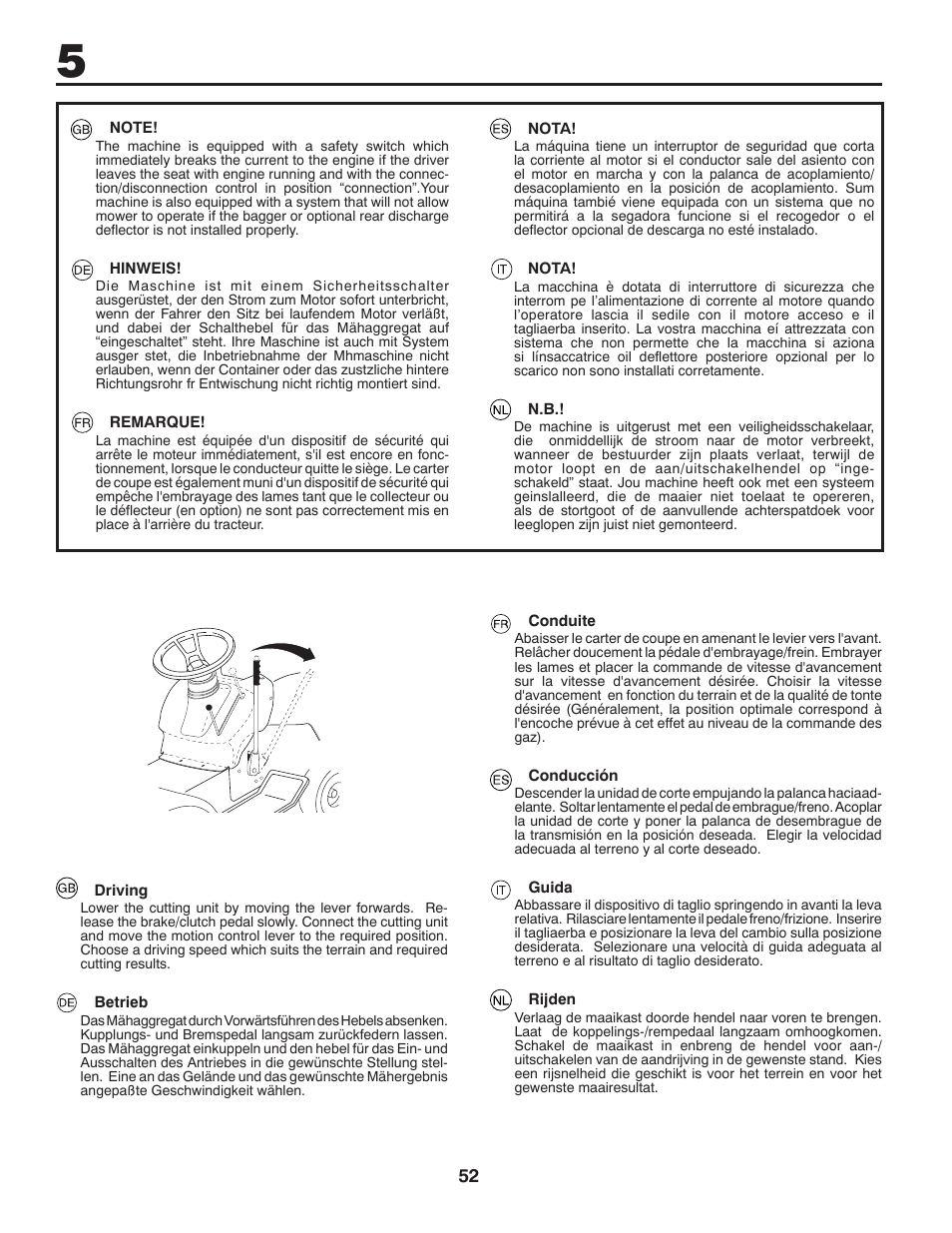 McCulloch 532 43 86-30 User Manual | Page 52 / 92