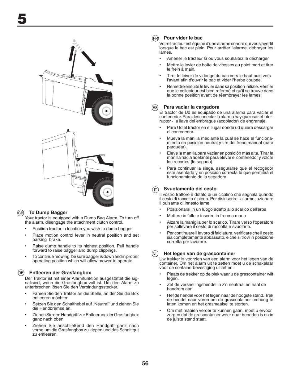 McCulloch 532 43 86-30 User Manual | Page 56 / 92