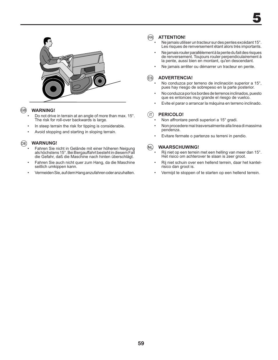 McCulloch 532 43 86-30 User Manual | Page 59 / 92
