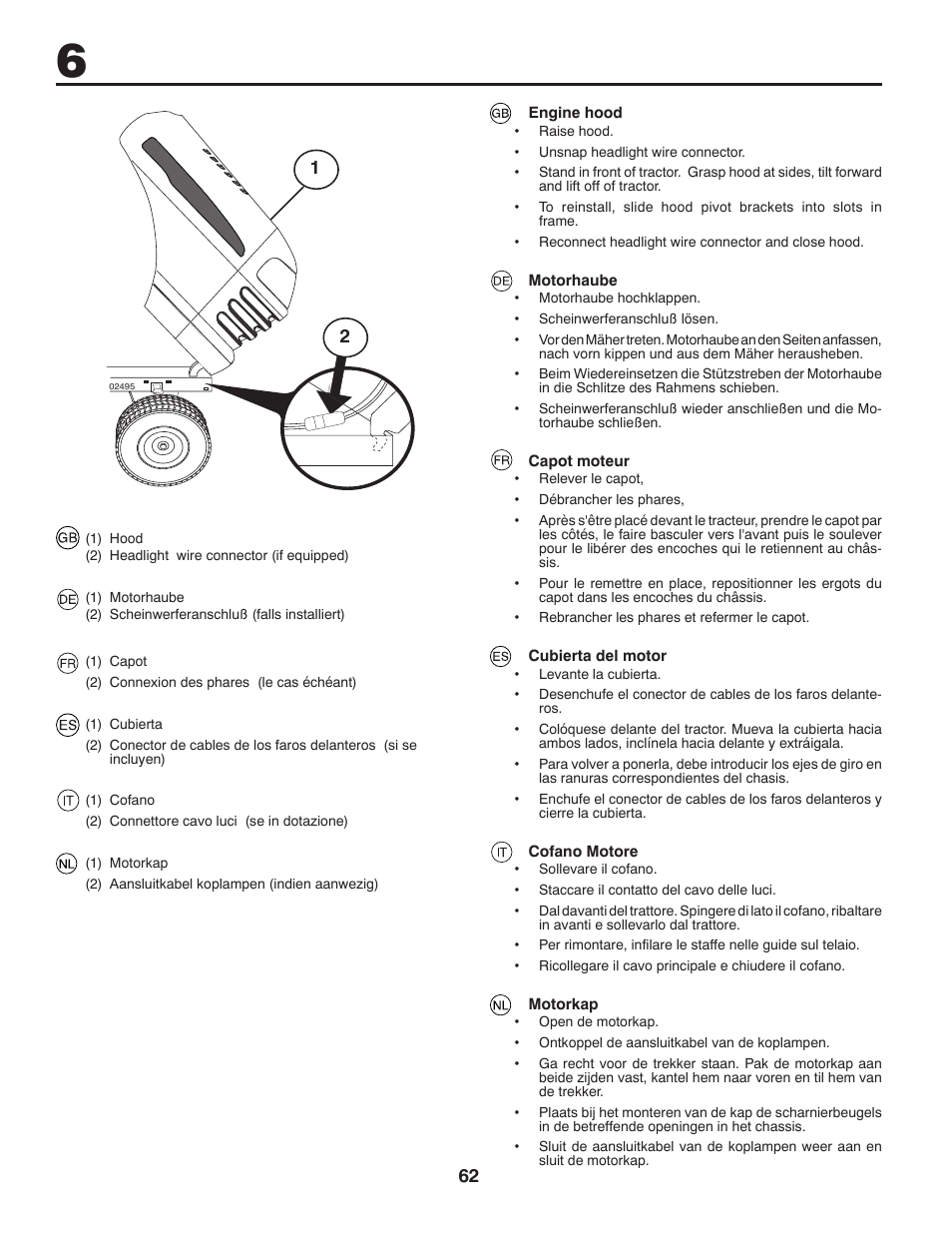 McCulloch 532 43 86-30 User Manual | Page 62 / 92