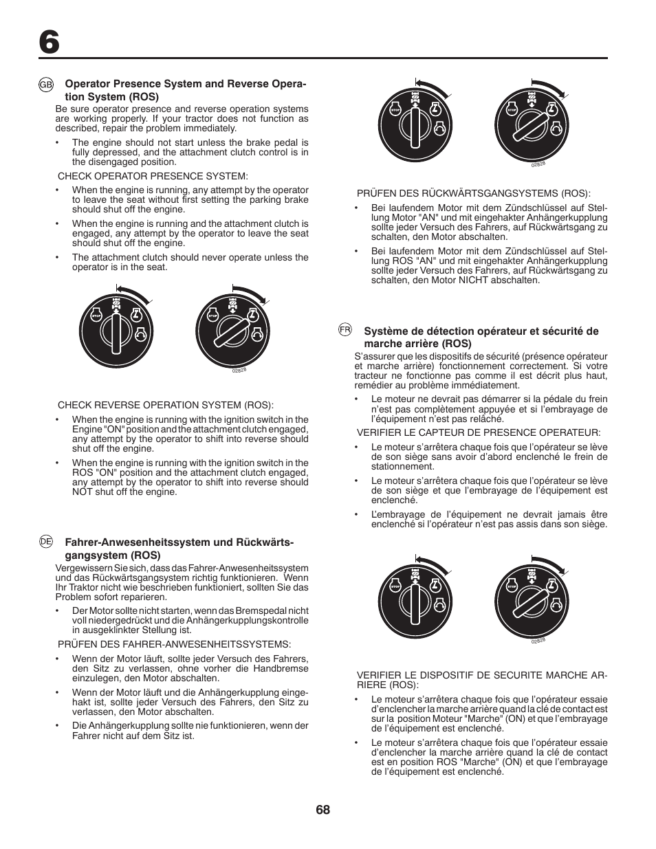 McCulloch 532 43 86-30 User Manual | Page 68 / 92