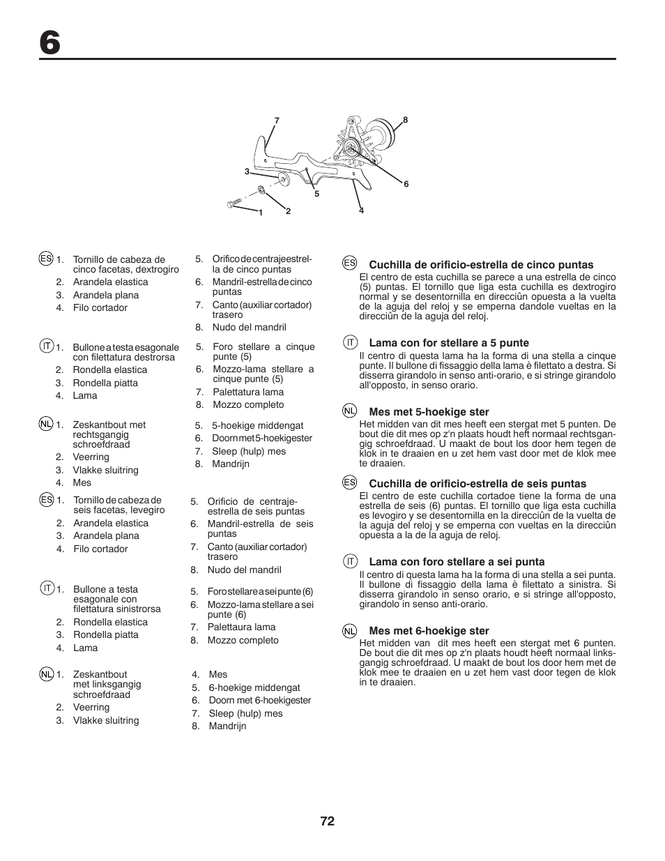 McCulloch 532 43 86-30 User Manual | Page 72 / 92
