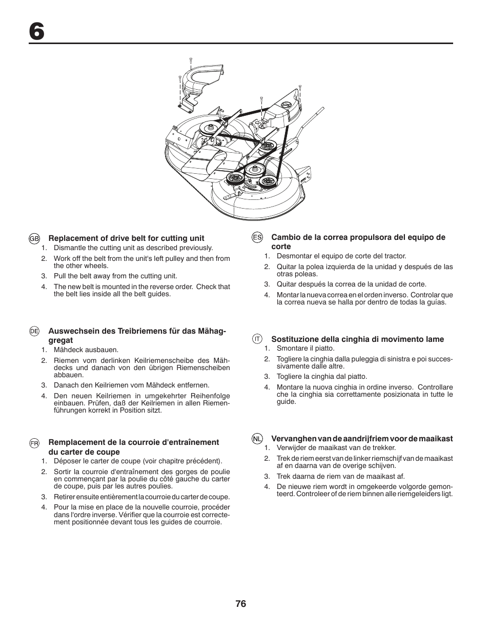 McCulloch 532 43 86-30 User Manual | Page 76 / 92