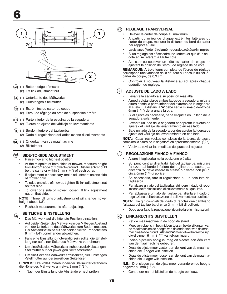 McCulloch 532 43 86-30 User Manual | Page 78 / 92