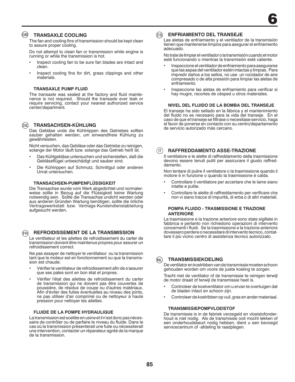 McCulloch 532 43 86-30 User Manual | Page 85 / 92