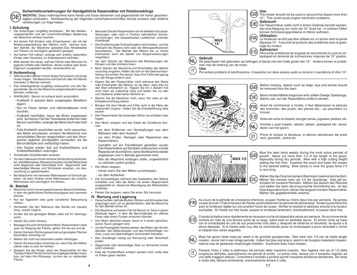 McCulloch M55H53FD User Manual | Page 4 / 10