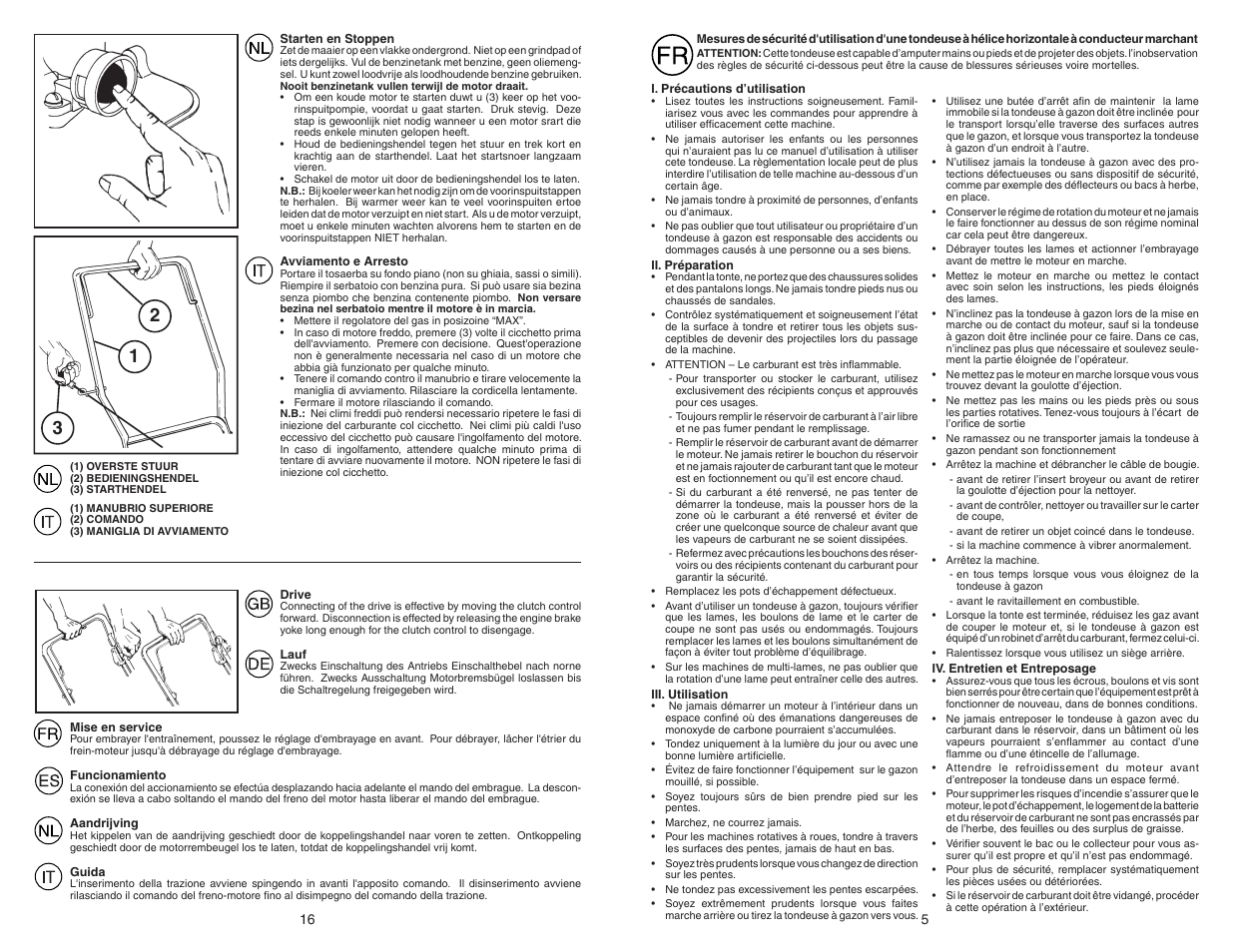 McCulloch M55H53FD User Manual | Page 5 / 10