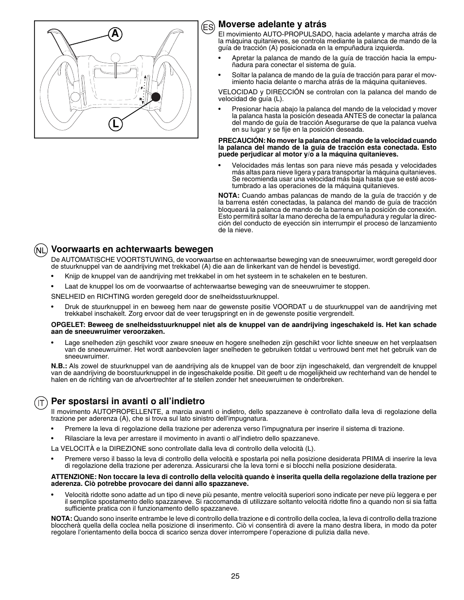 McCulloch PM85  EU User Manual | Page 25 / 60