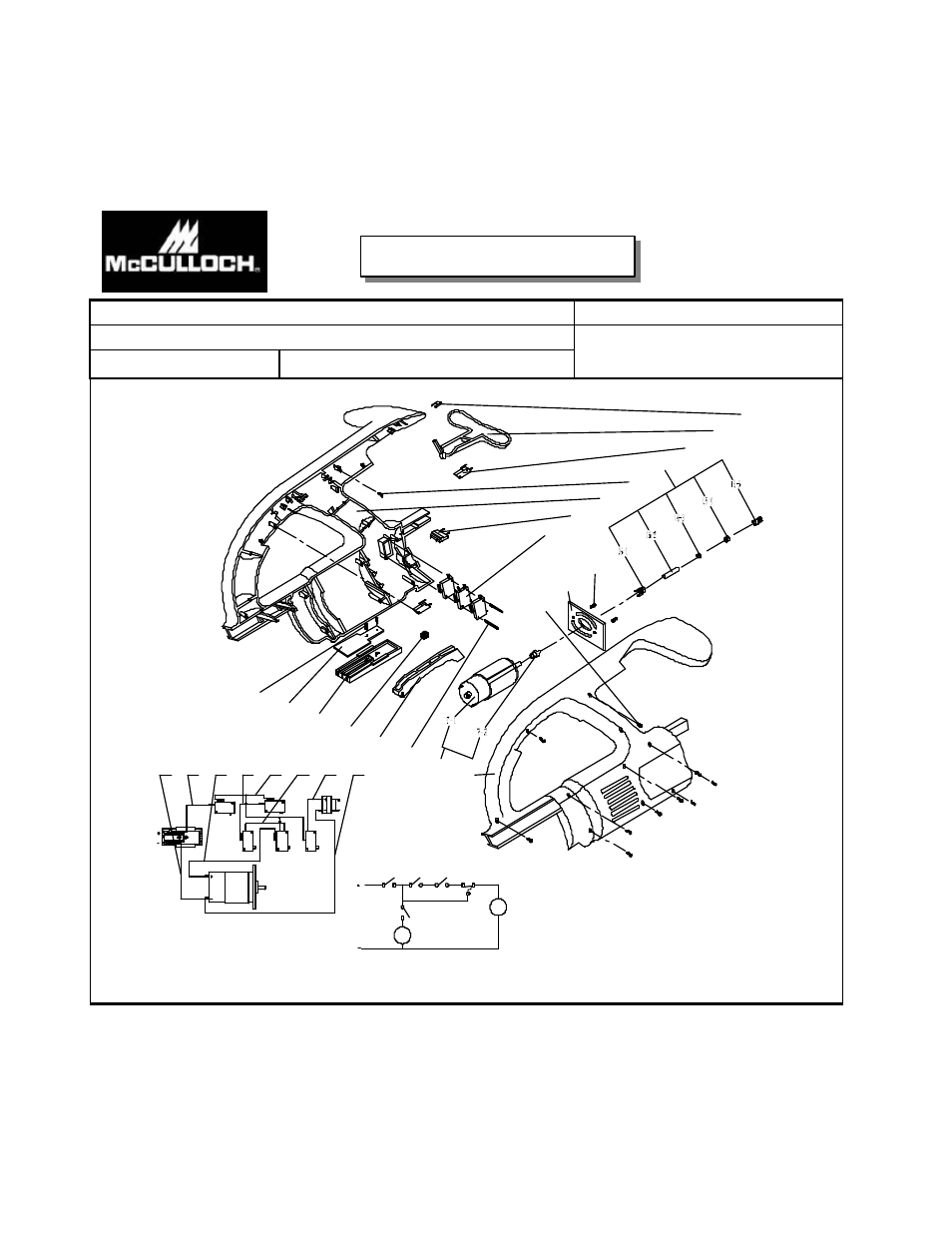 McCulloch 9238-989901 User Manual | 6 pages