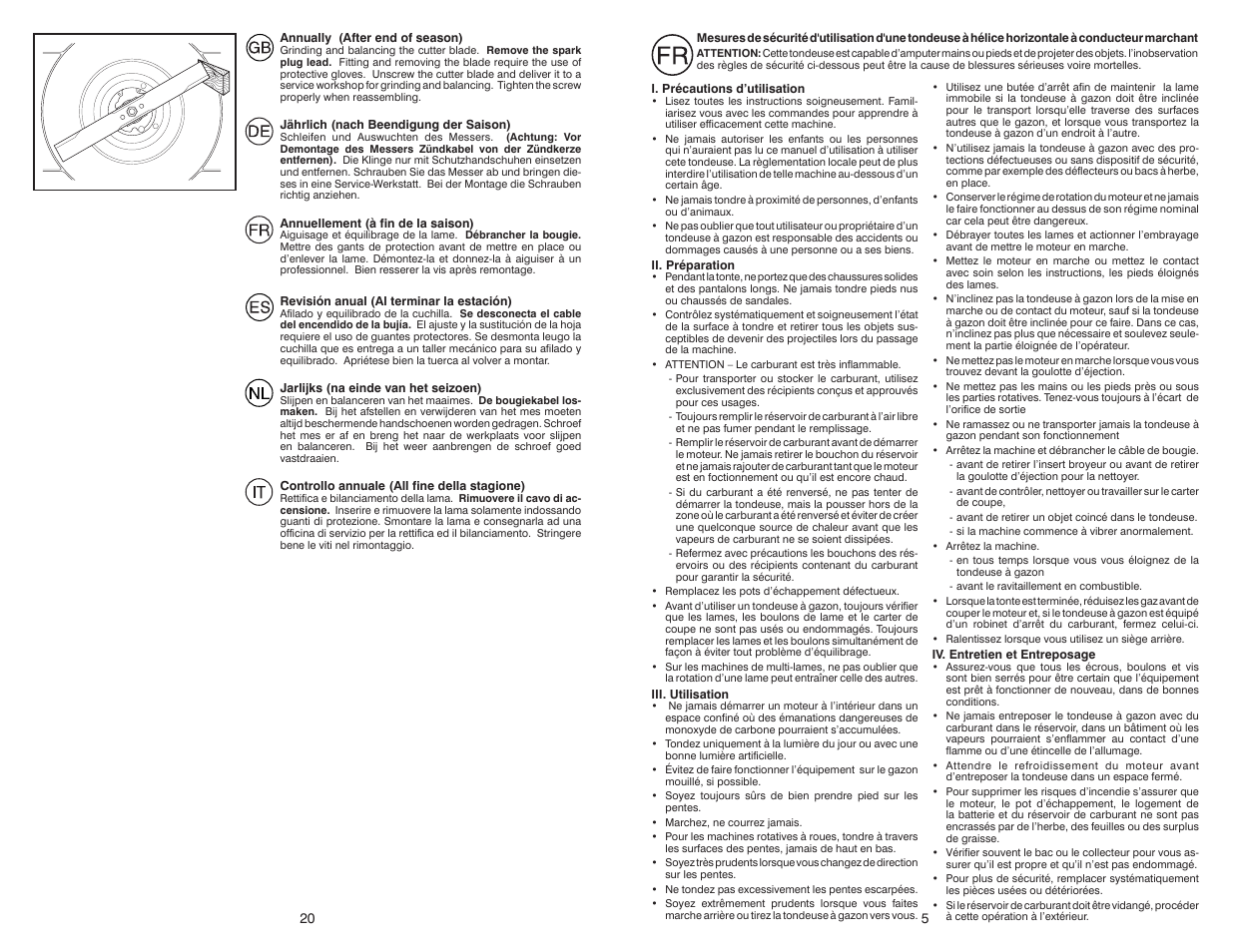 McCulloch 96141020000 User Manual | Page 5 / 12