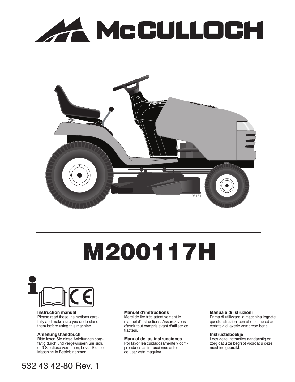 McCulloch M200117H User Manual | 84 pages