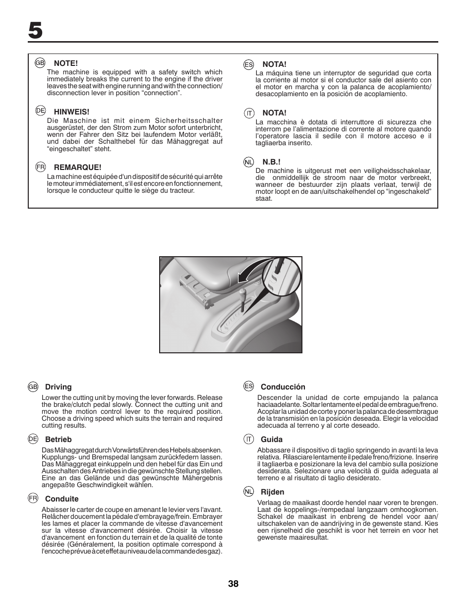 McCulloch M200117H User Manual | Page 38 / 84