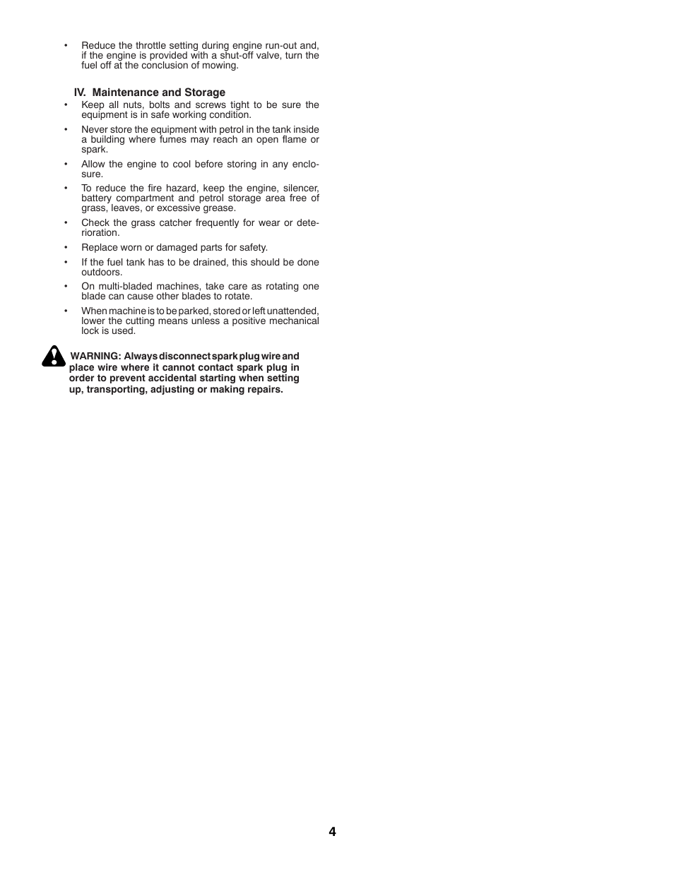 McCulloch M200117H User Manual | Page 4 / 84