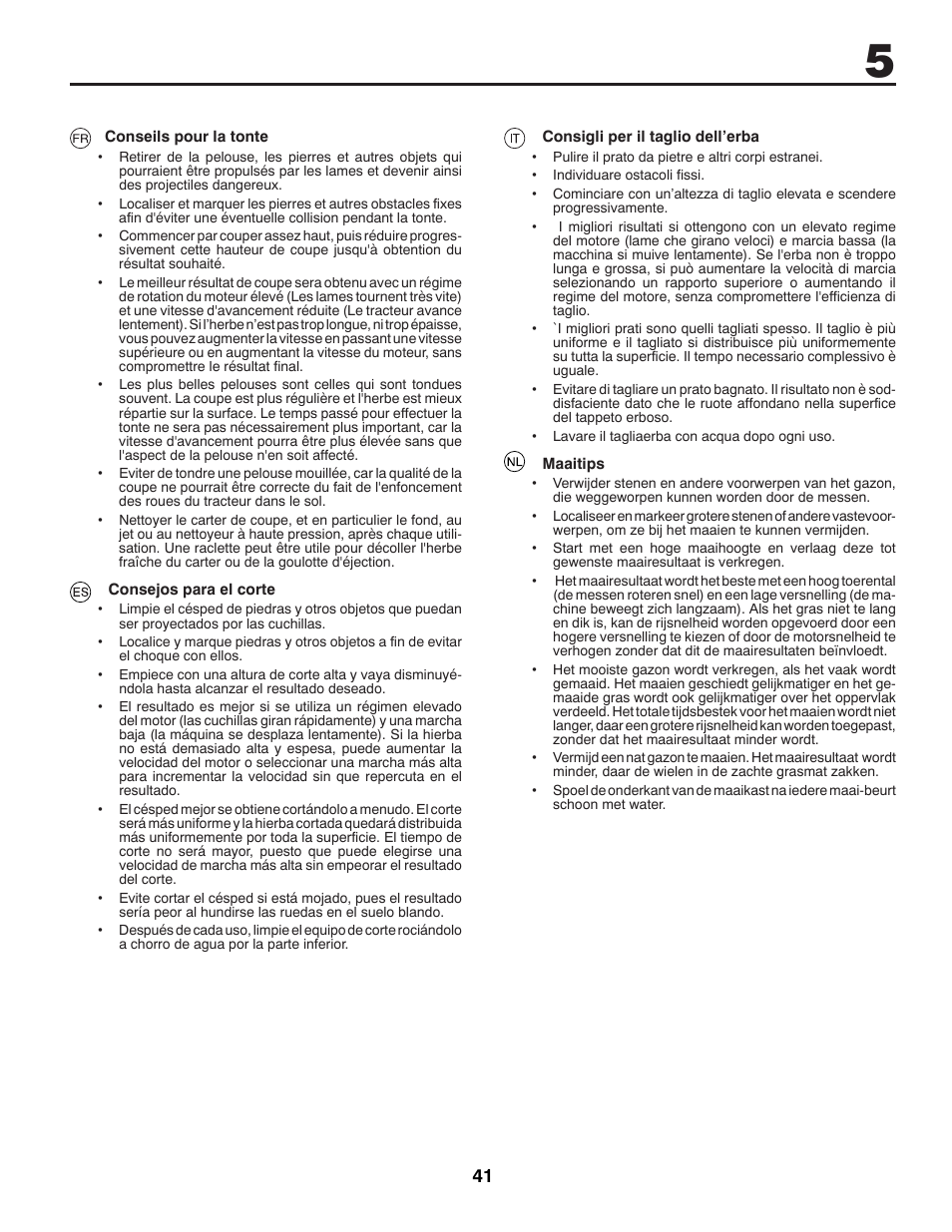 McCulloch M200117H User Manual | Page 41 / 84