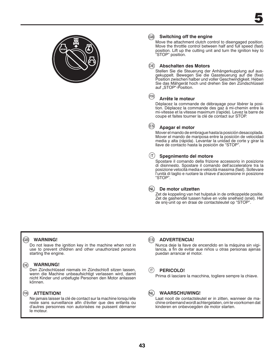 McCulloch M200117H User Manual | Page 43 / 84