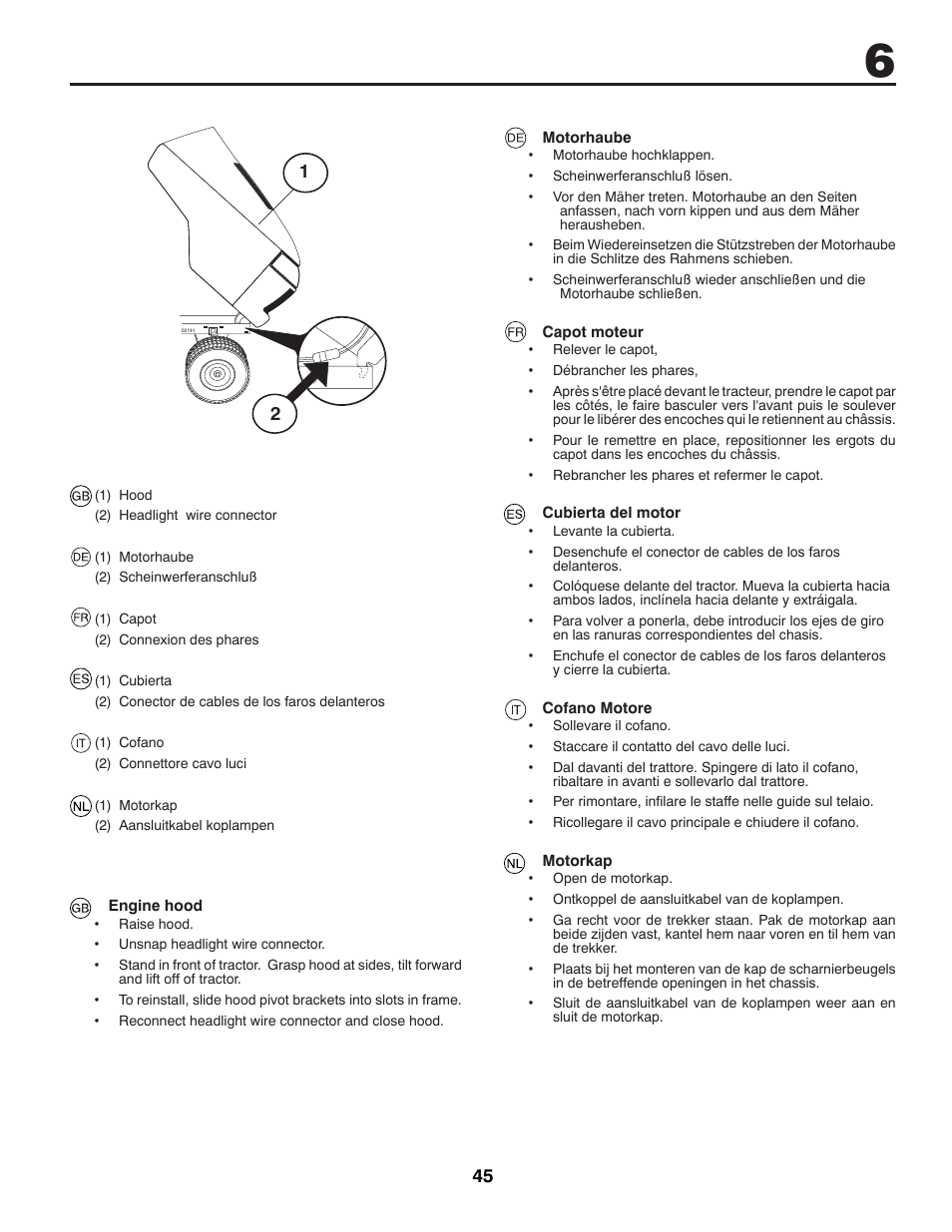McCulloch M200117H User Manual | Page 45 / 84