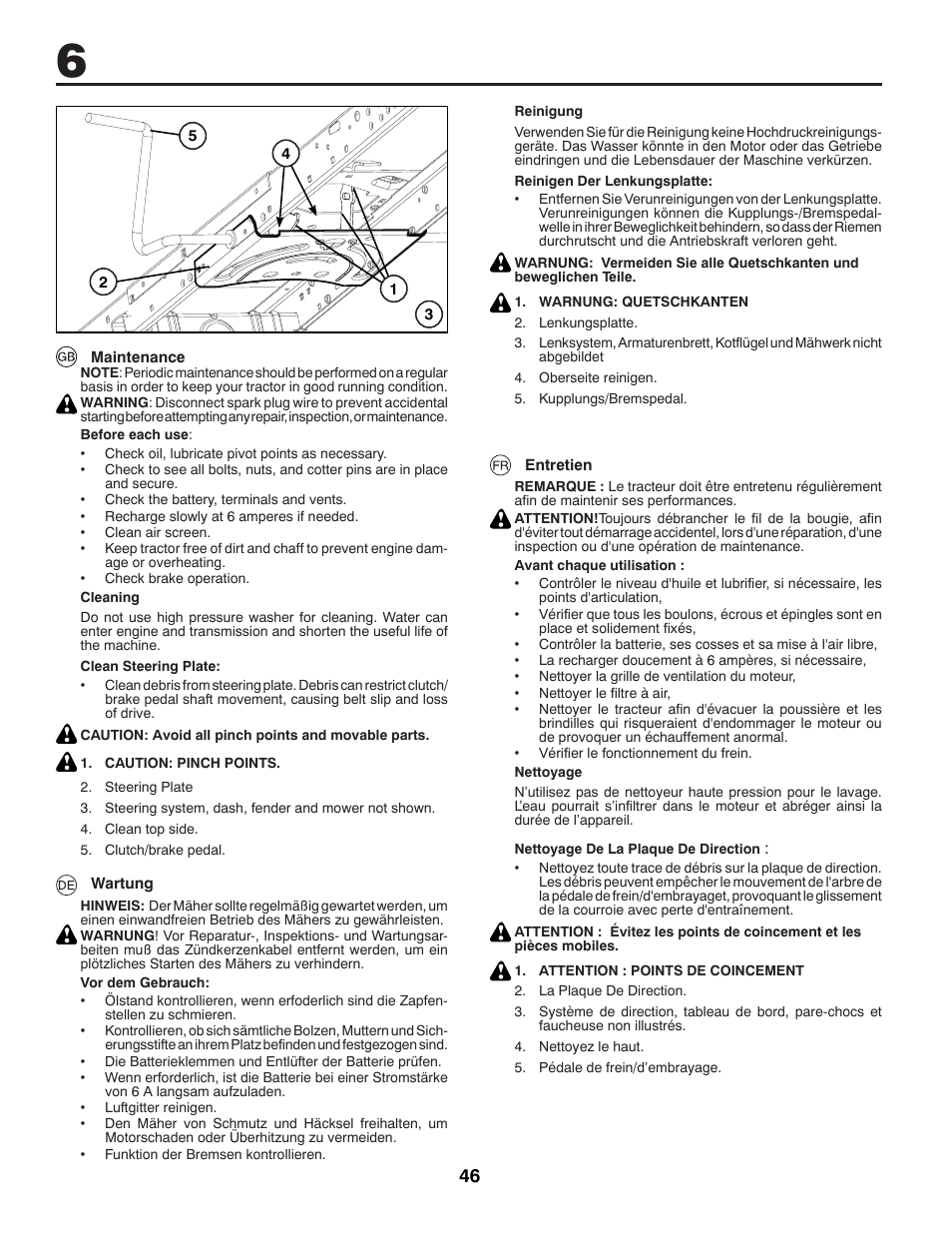 McCulloch M200117H User Manual | Page 46 / 84