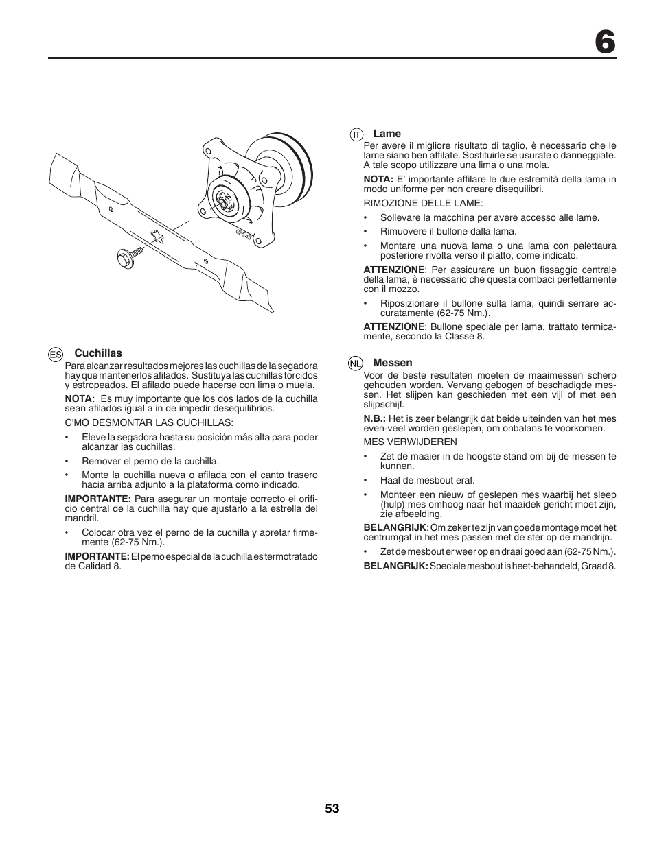 McCulloch M200117H User Manual | Page 53 / 84