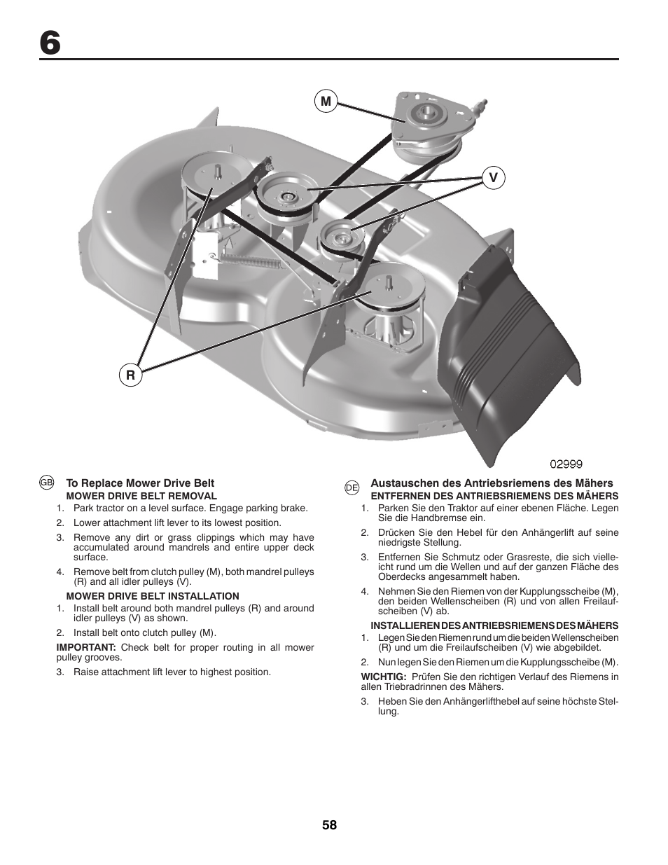 McCulloch M200117H User Manual | Page 58 / 84