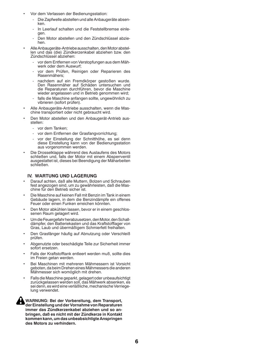 McCulloch M200117H User Manual | Page 6 / 84