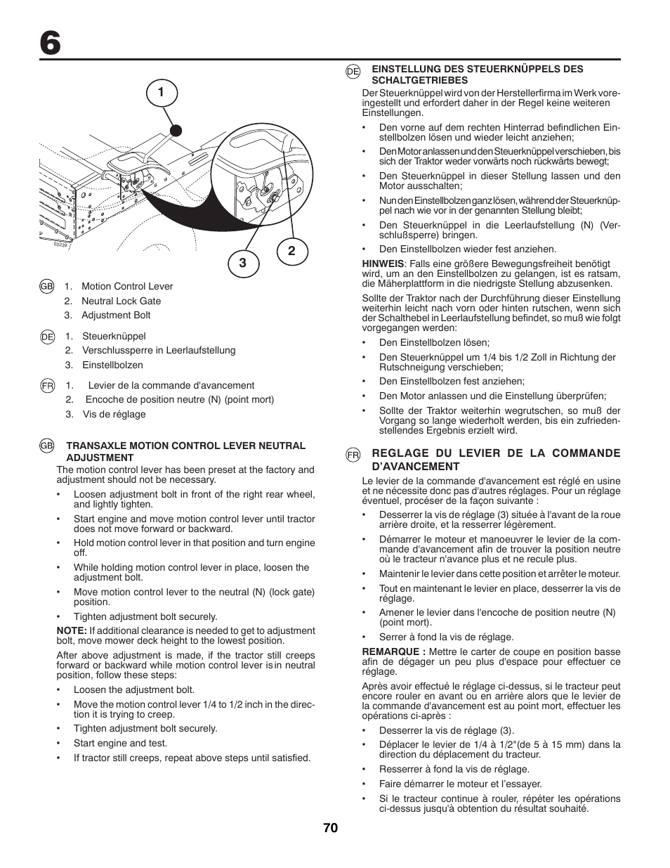 McCulloch M200117H User Manual | Page 70 / 84
