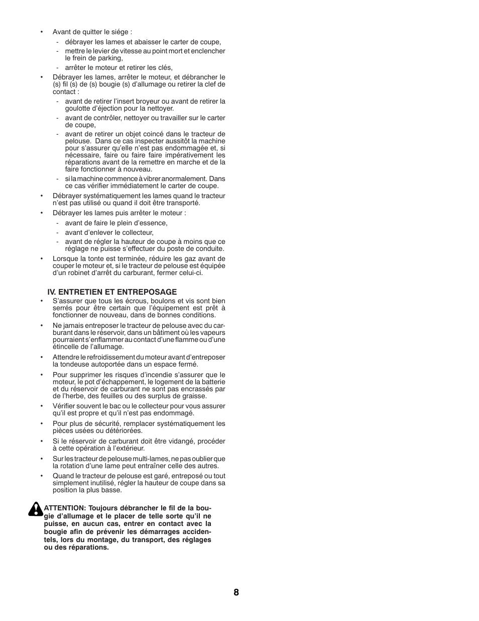 McCulloch M200117H User Manual | Page 8 / 84