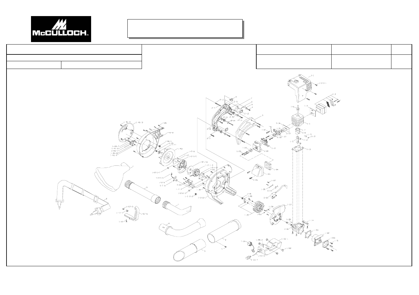 McCulloch 41BS321G077 User Manual | 2 pages