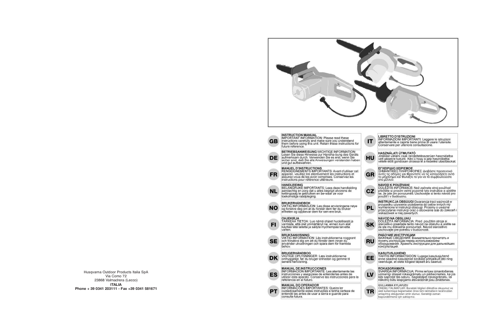 McCulloch Electramac ES1816 User Manual | 15 pages