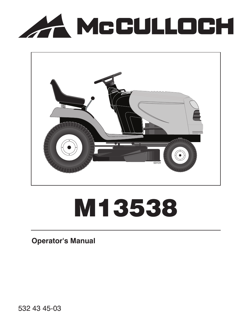 McCulloch 96041017700 User Manual | 28 pages