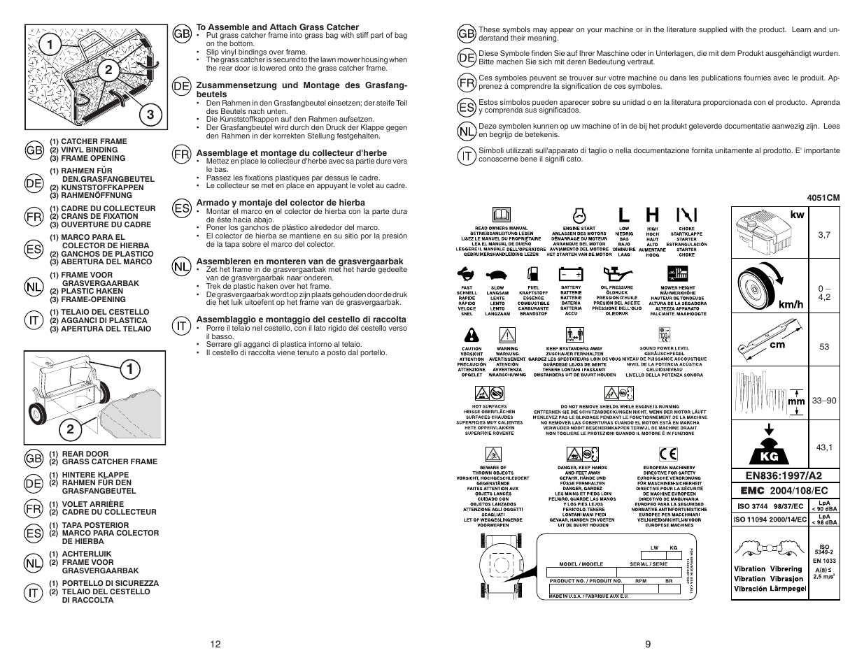 McCulloch 96141004405 User Manual | Page 9 / 10