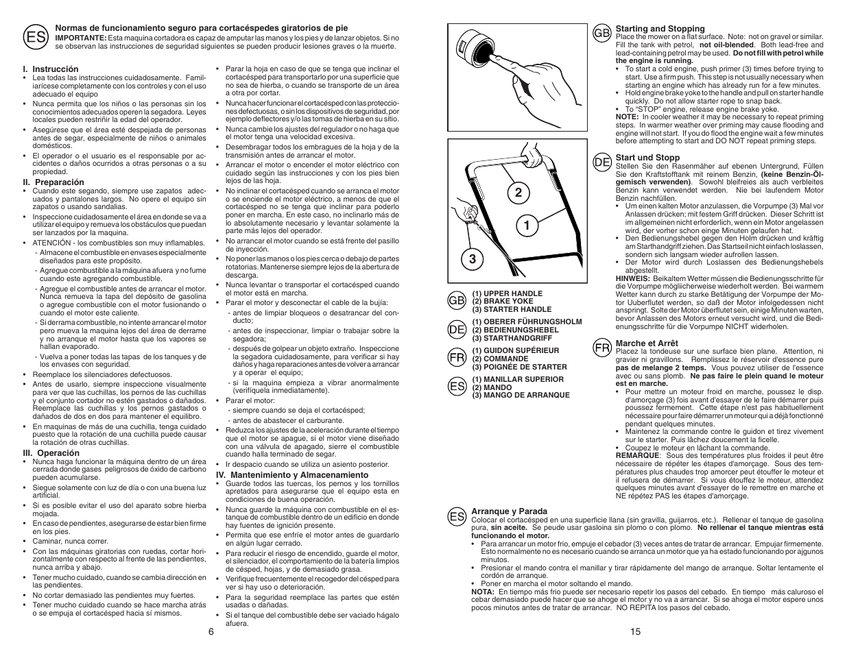 McCulloch M4053CM User Manual | Page 6 / 10