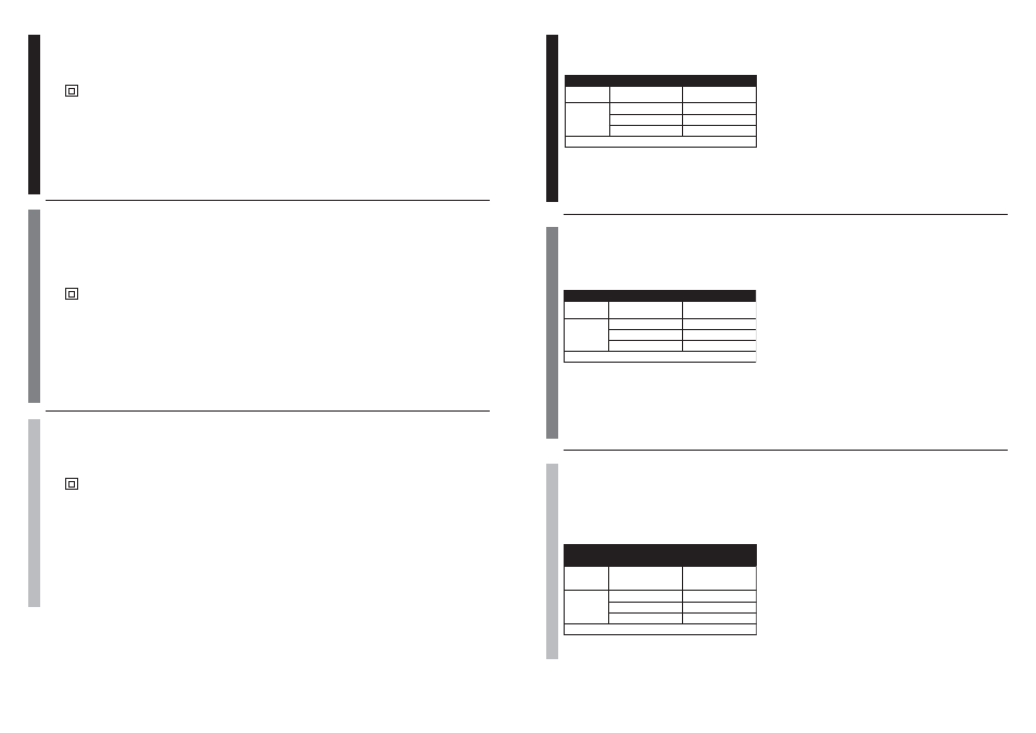 Table 1, Tableau 1, Tabla 1 | McCulloch MT202A13 User Manual | Page 7 / 20