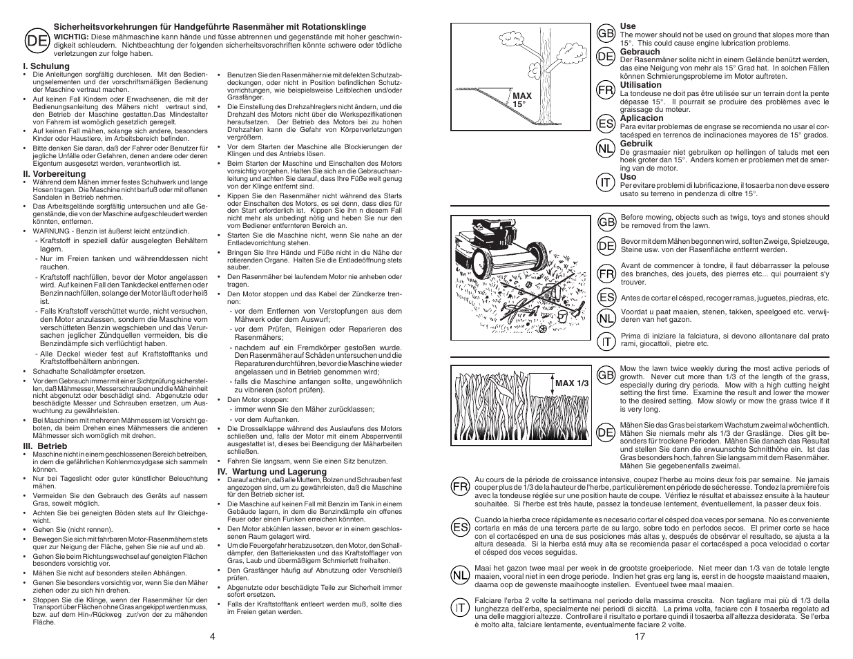 McCulloch M55H53HW User Manual | Page 4 / 10