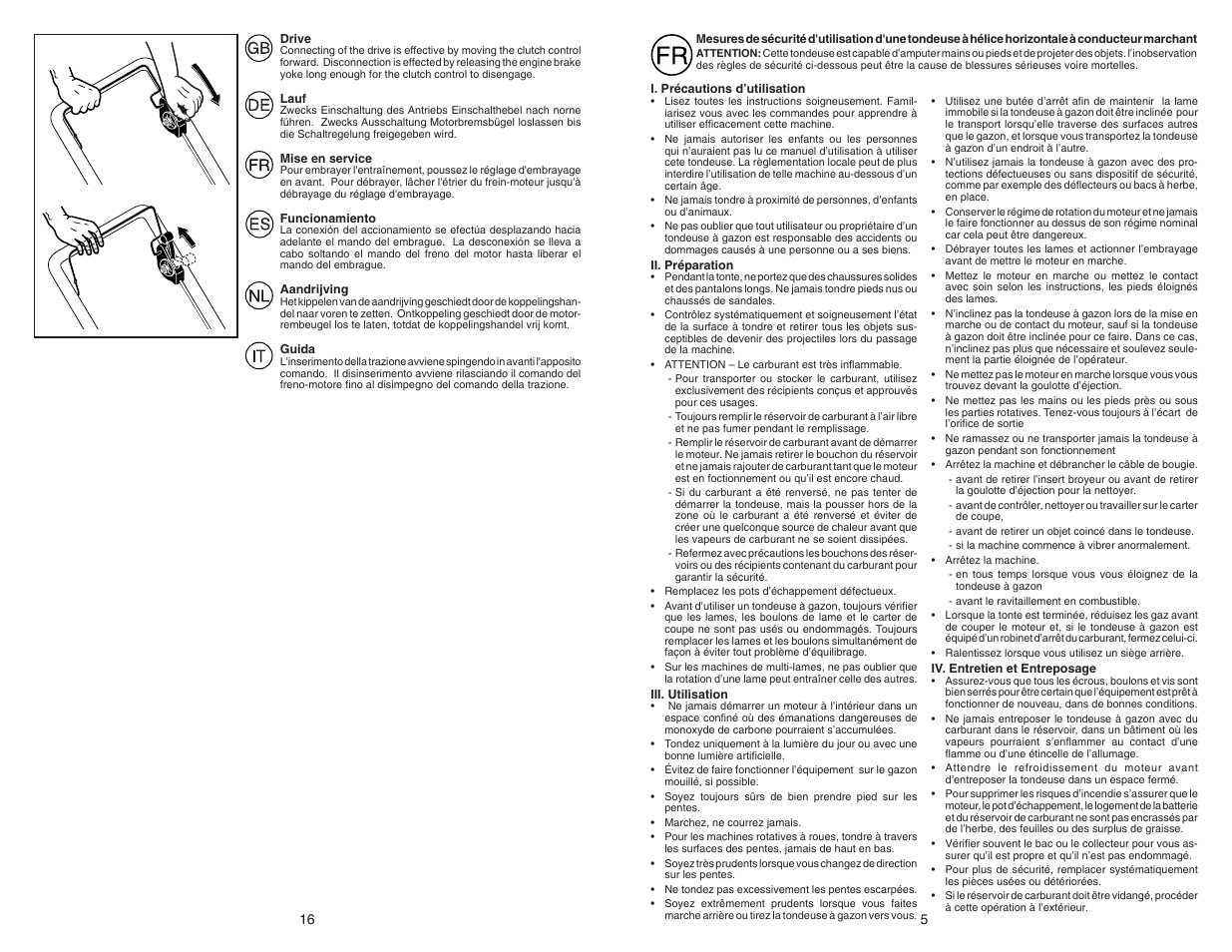 McCulloch M55H53HW User Manual | Page 5 / 10