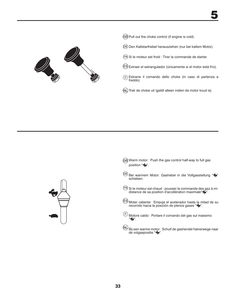 McCulloch 532 43 29-74 User Manual | Page 33 / 76