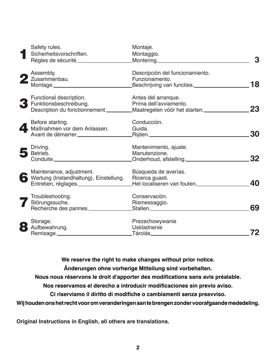 McCulloch 532 43 55-83 Rev. 1 User Manual | Page 2 / 76