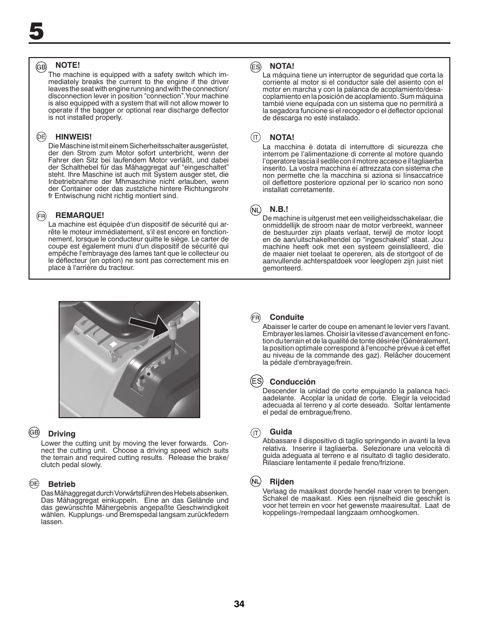 McCulloch 532 43 55-83 Rev. 1 User Manual | Page 34 / 76