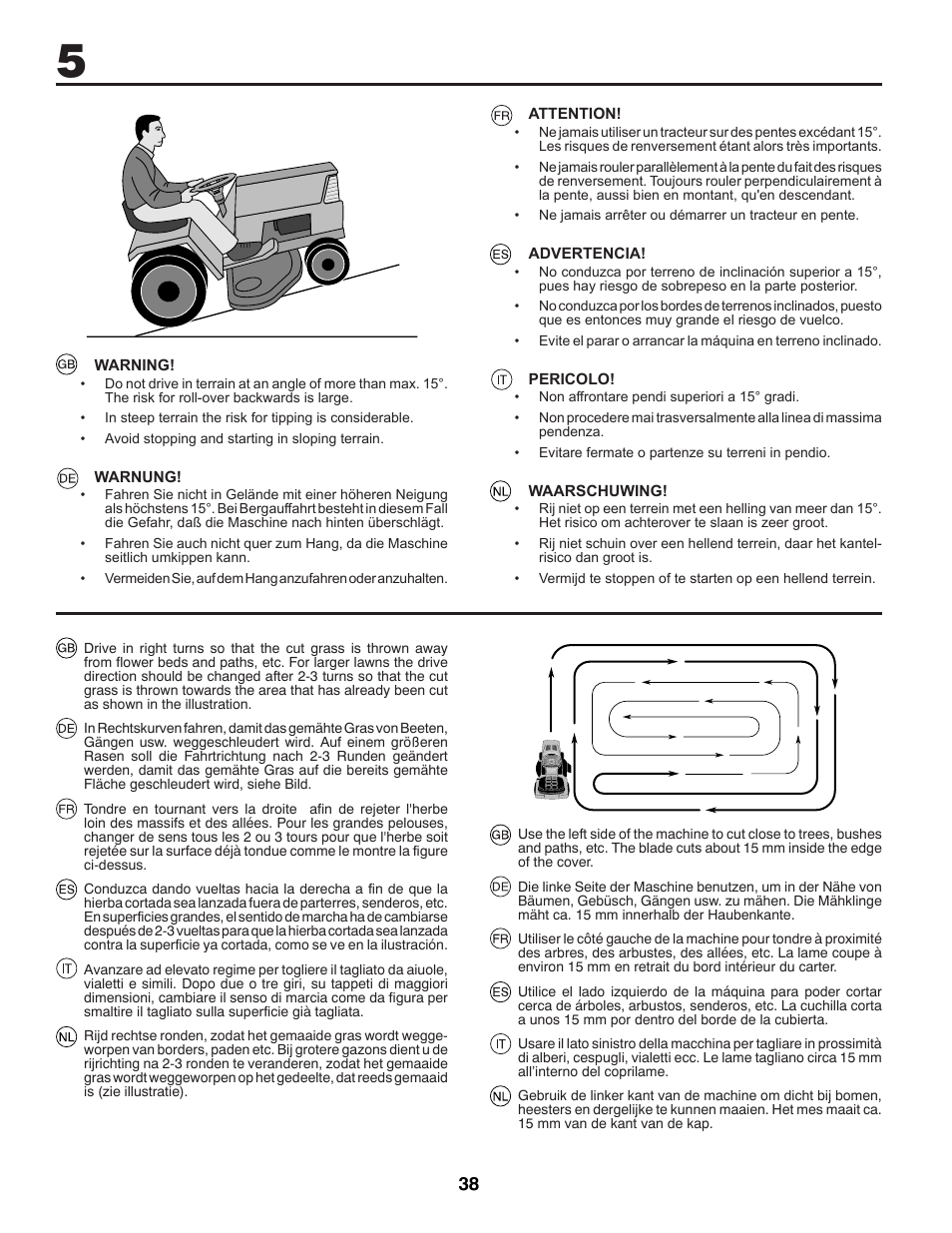 McCulloch 532 43 55-83 Rev. 1 User Manual | Page 38 / 76