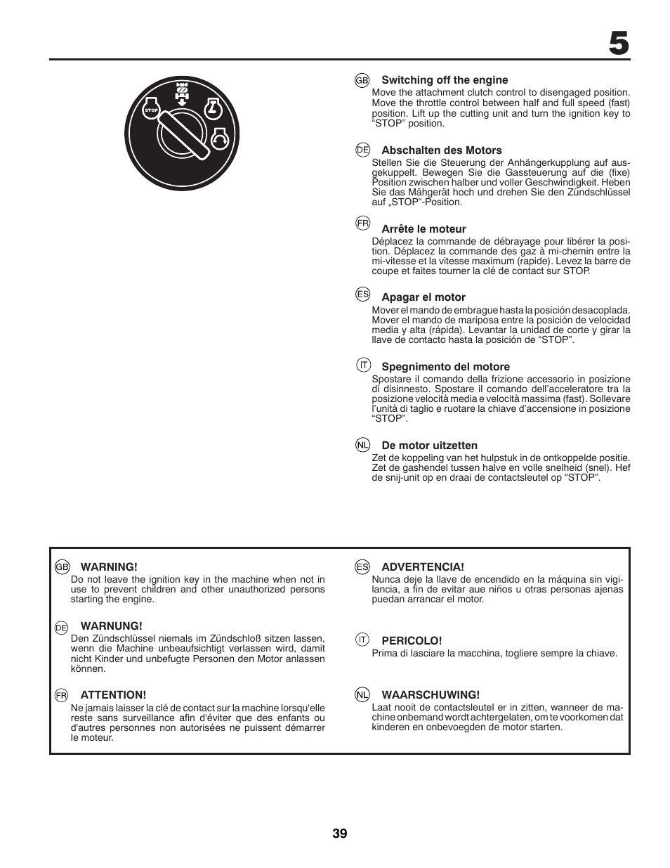 McCulloch 532 43 55-83 Rev. 1 User Manual | Page 39 / 76