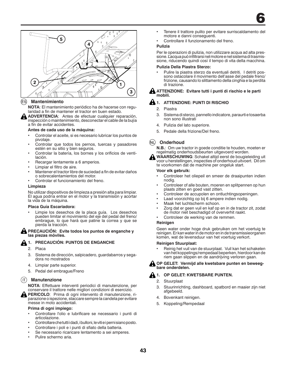 McCulloch 532 43 55-83 Rev. 1 User Manual | Page 43 / 76