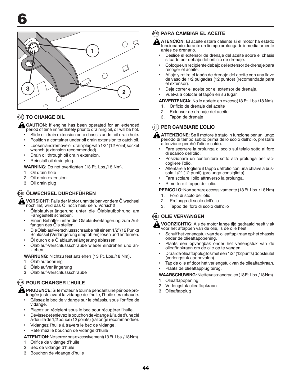 McCulloch 532 43 55-83 Rev. 1 User Manual | Page 44 / 76