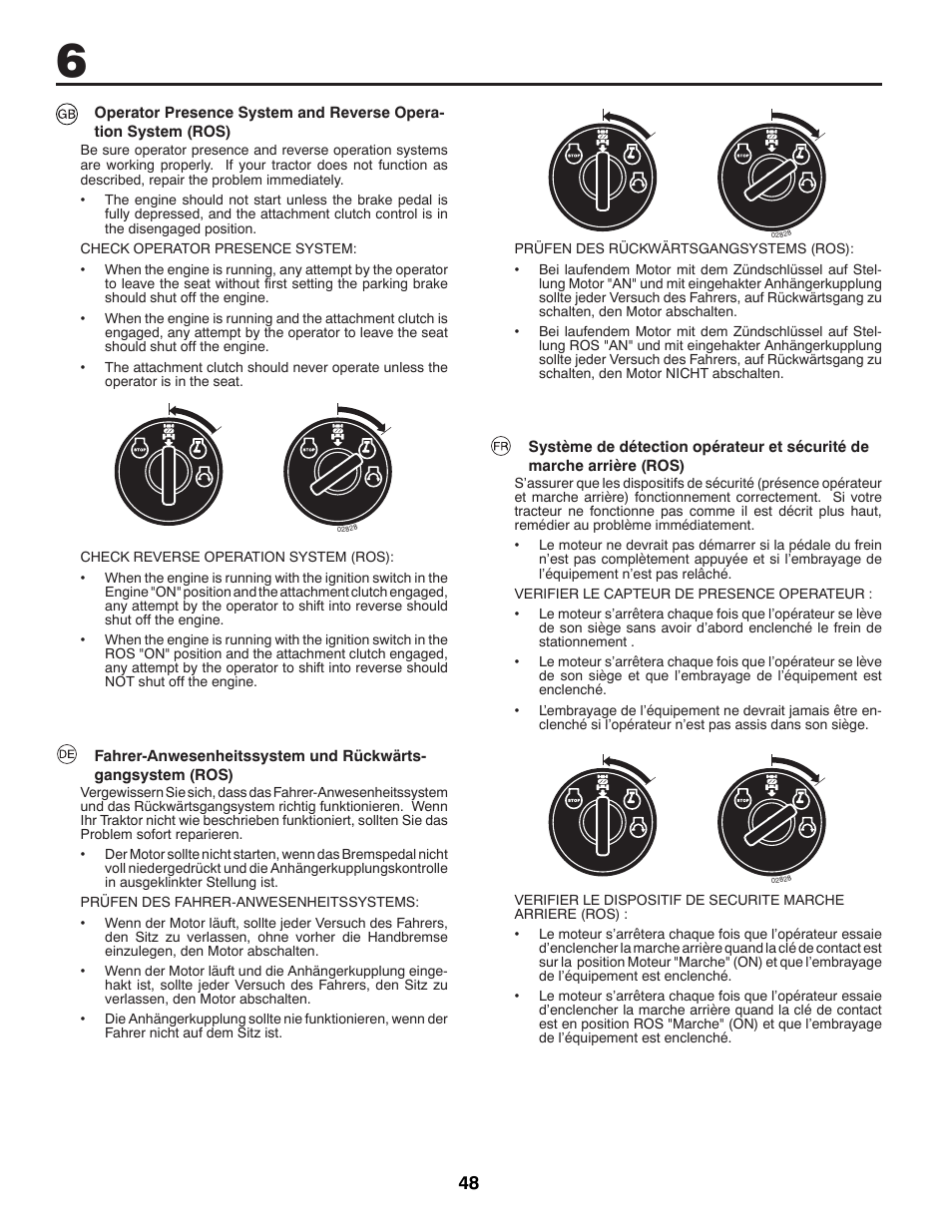 McCulloch 532 43 55-83 Rev. 1 User Manual | Page 48 / 76