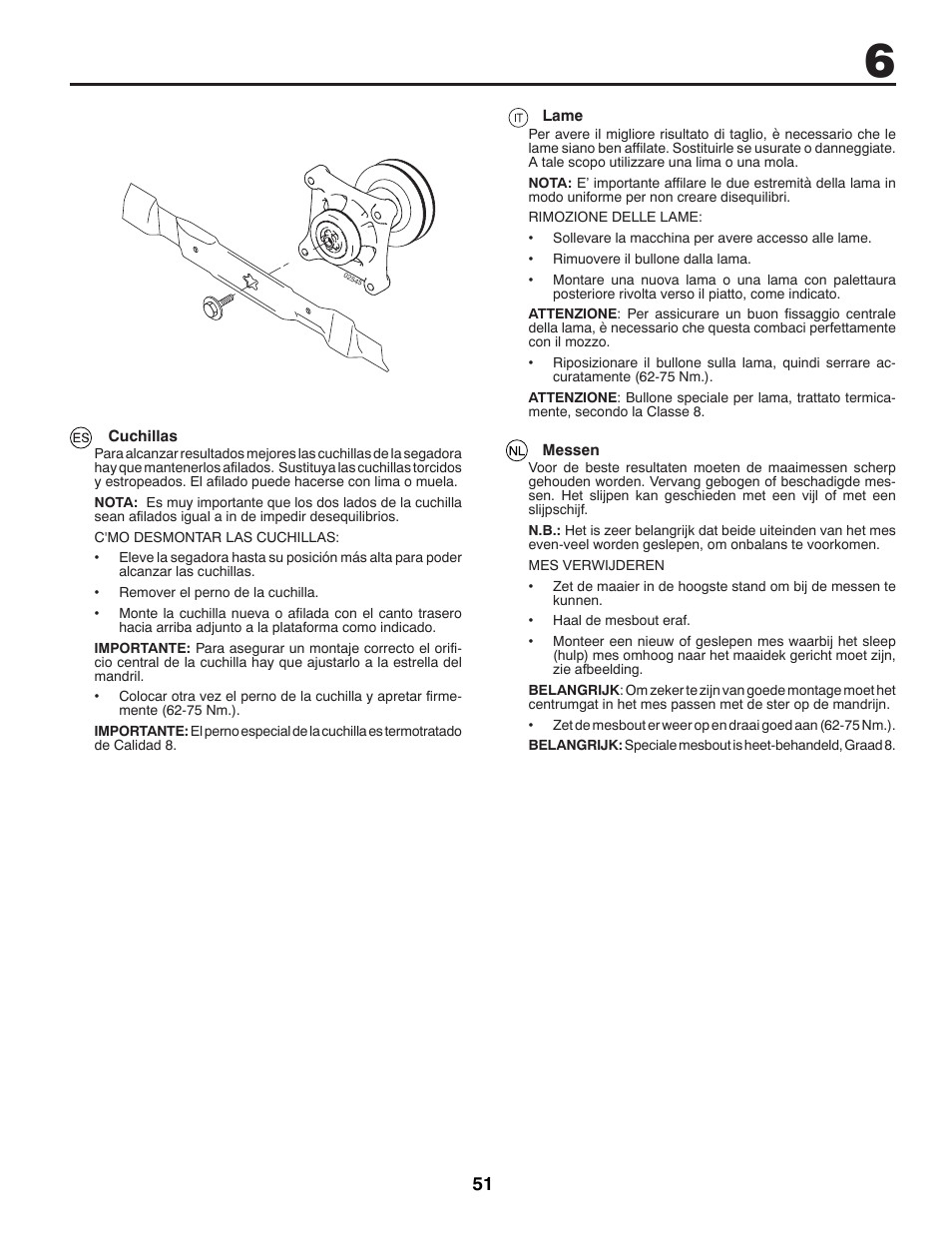 McCulloch 532 43 55-83 Rev. 1 User Manual | Page 51 / 76