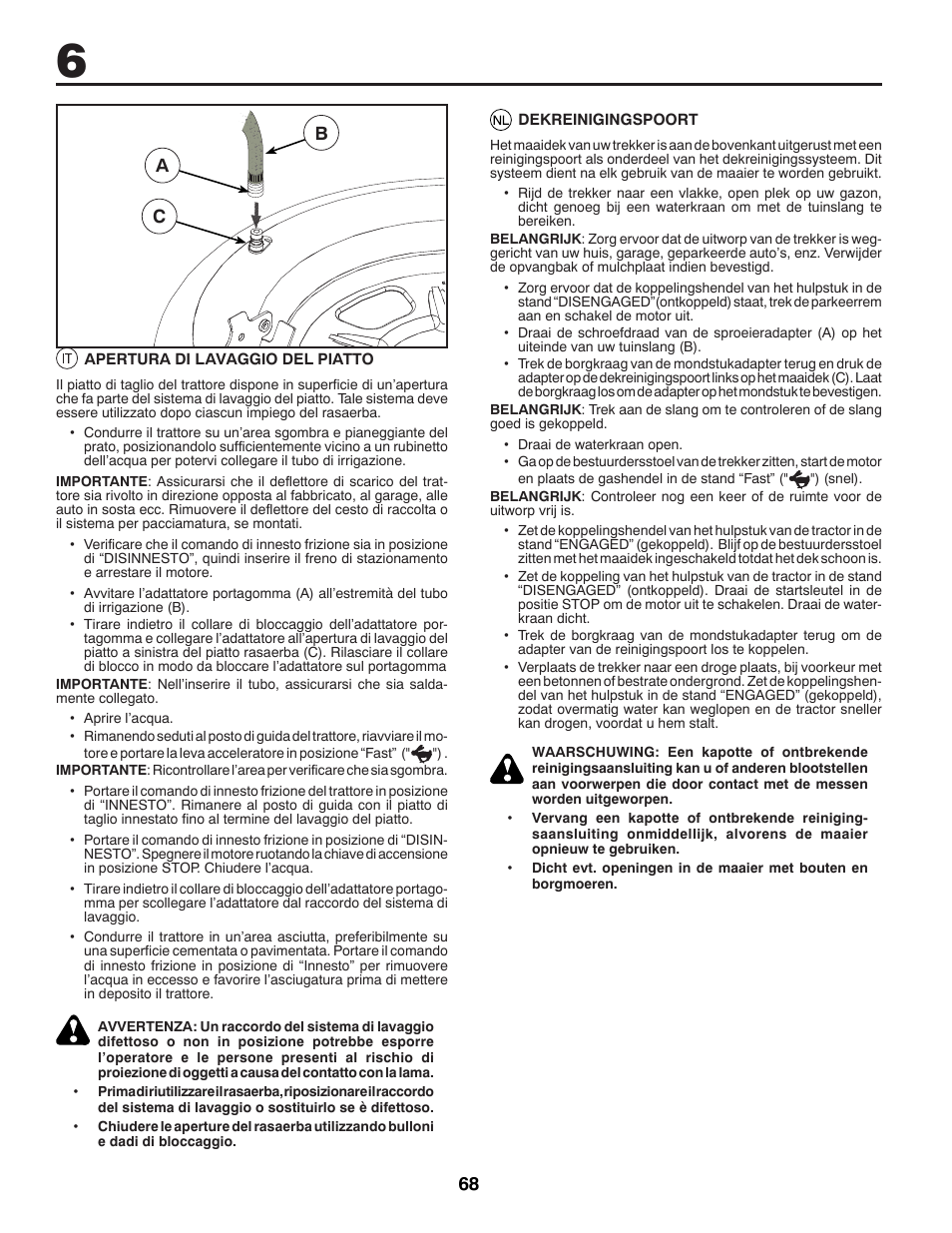Ac b | McCulloch 532 43 55-83 Rev. 1 User Manual | Page 68 / 76