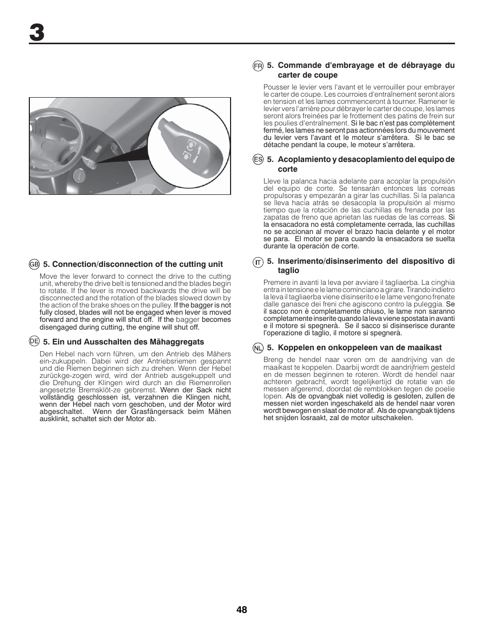 McCulloch 96041012300 User Manual | Page 48 / 96