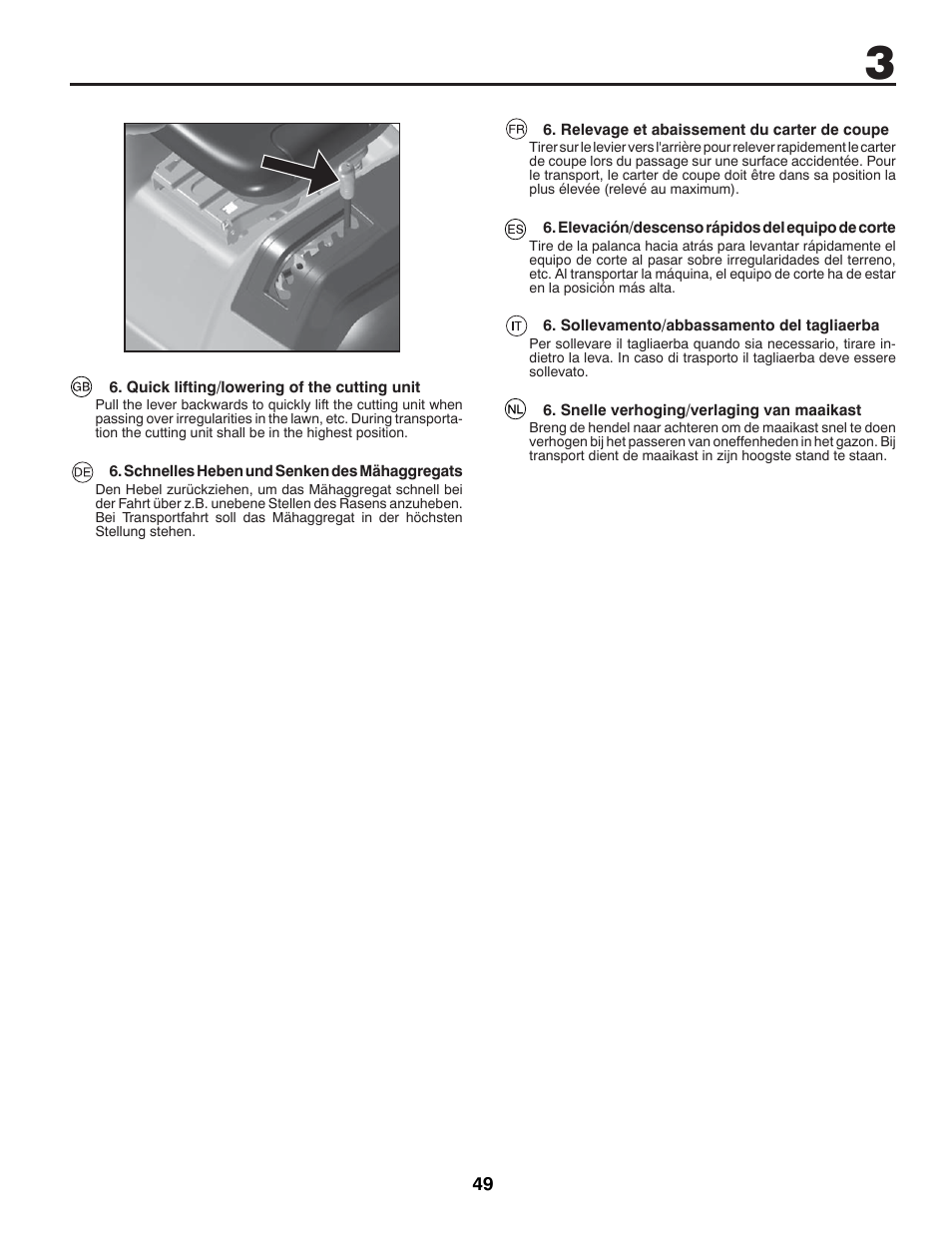 McCulloch 96041012300 User Manual | Page 49 / 96